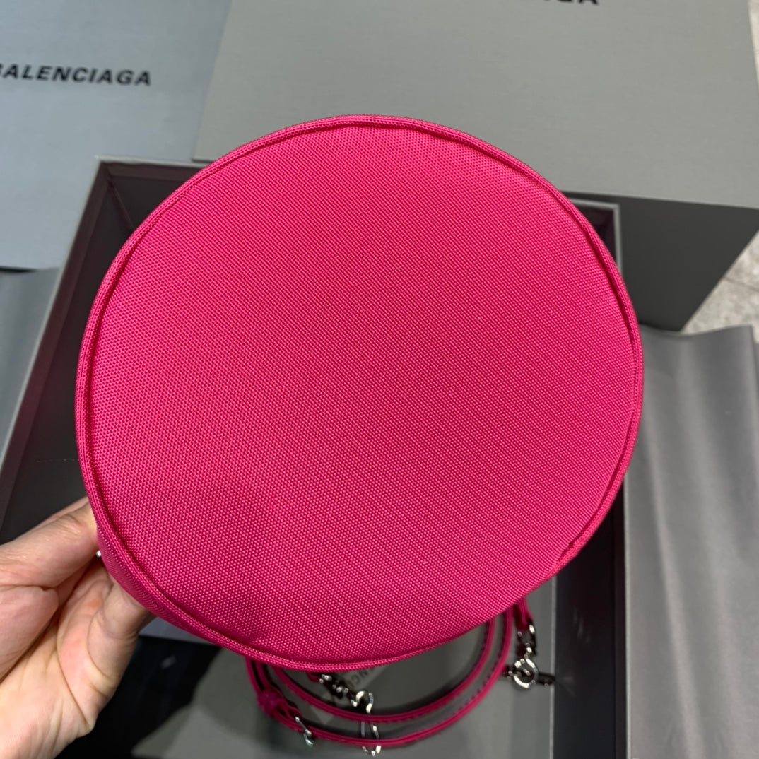 Balen Le Cagole MeGLAMIum Bucket Bag In Dark Pink, For Women,  Bags 11.8in/30cm
