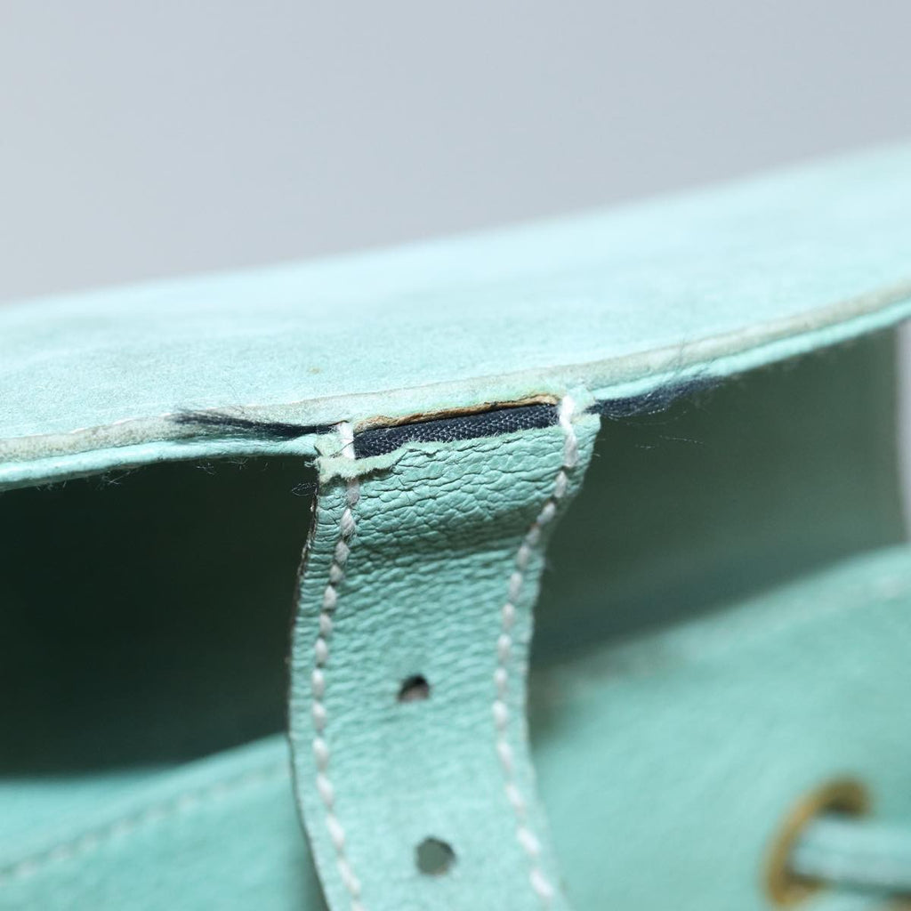 GUCCI Bamboo Backpack Suede Blue 003.2058.0016 84054