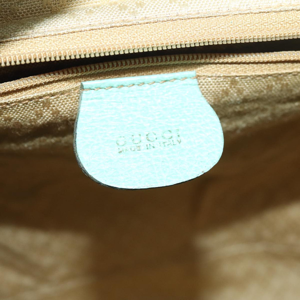 GUCCI Bamboo Backpack Suede Blue 003.2058.0016 84054