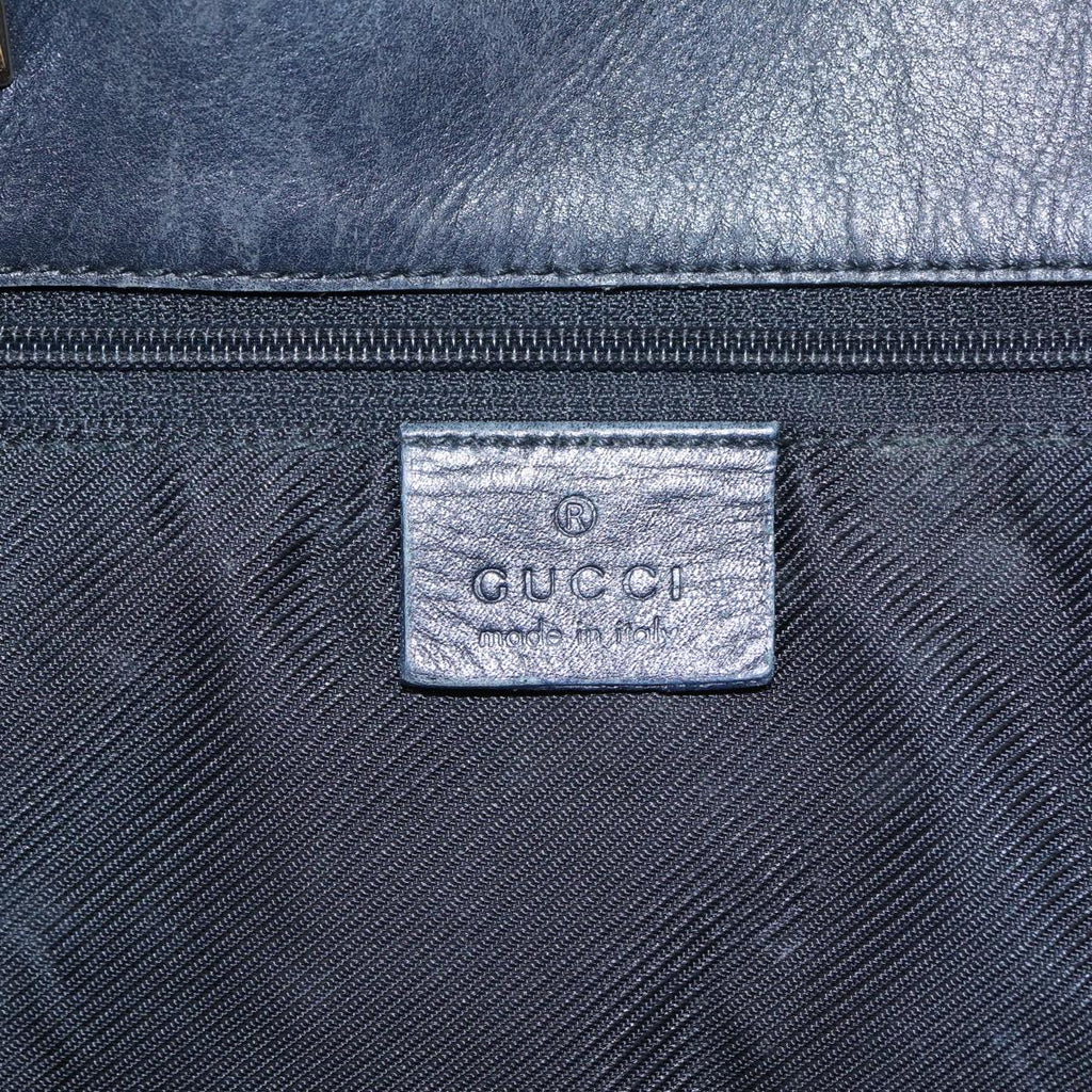 GUCCI GG Canvas Tote Bag Navy 002 1098 84228