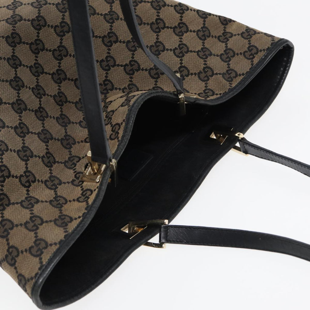 GUCCI GG Canvas Tote Bag Navy 002 1098 84228