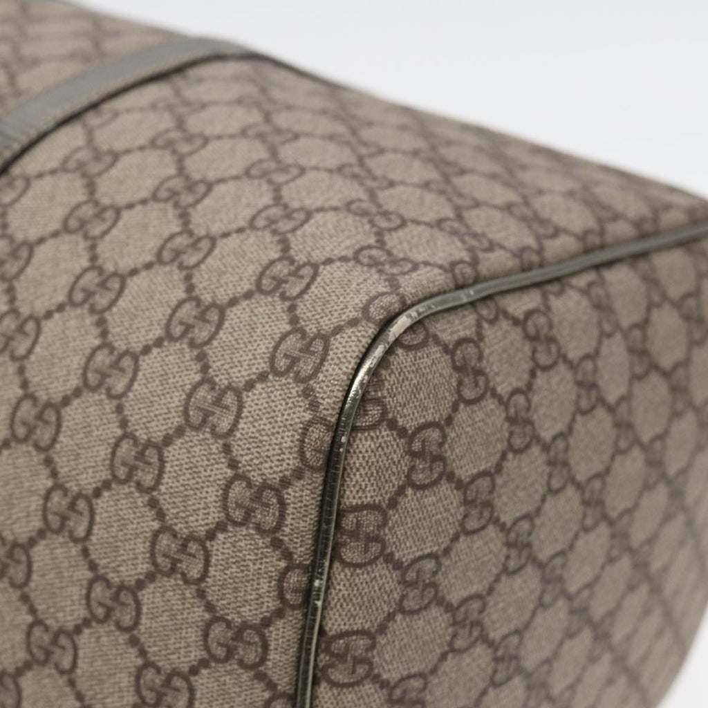 GUCCI GG Supreme Boston Bag PVC Beige 193602 84231