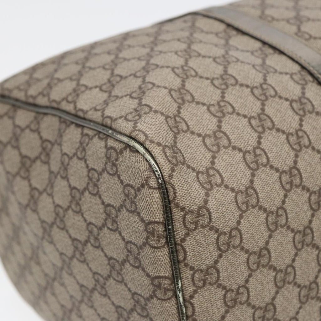 GUCCI GG Supreme Boston Bag PVC Beige 193602 84231