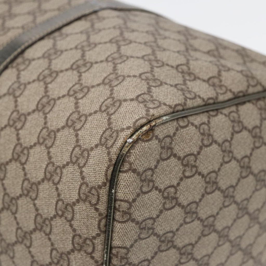 GUCCI GG Supreme Boston Bag PVC Beige 193602 84231