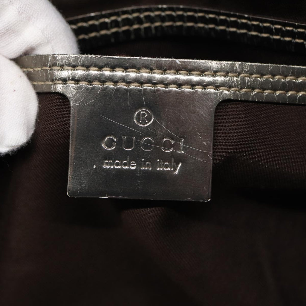 GUCCI GG Supreme Boston Bag PVC Beige 193602 84231