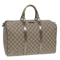 GUCCI GG Supreme Boston Bag PVC Beige 193602 84231