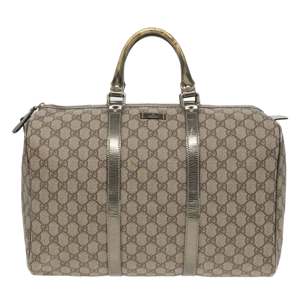 GUCCI GG Supreme Boston Bag PVC Beige 193602 84231