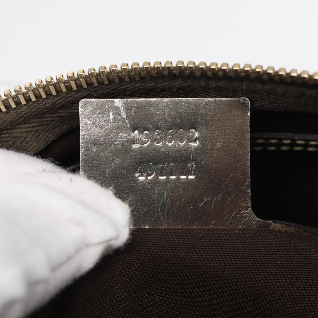 GUCCI GG Supreme Boston Bag PVC Beige 193602 84231