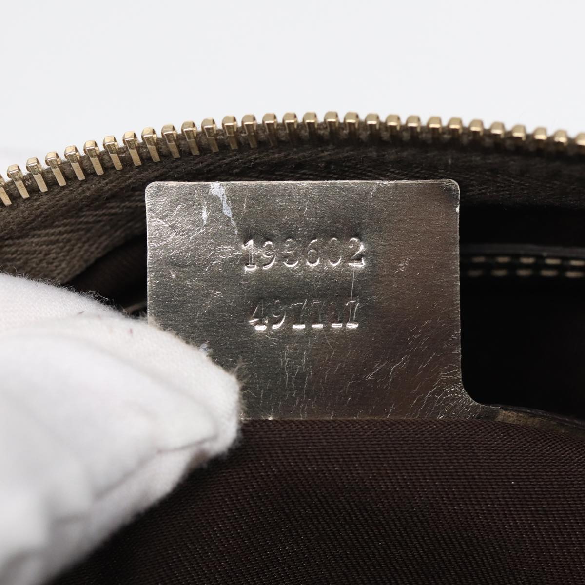 GUCCI GG Supreme Boston Bag PVC Beige 193602 84231