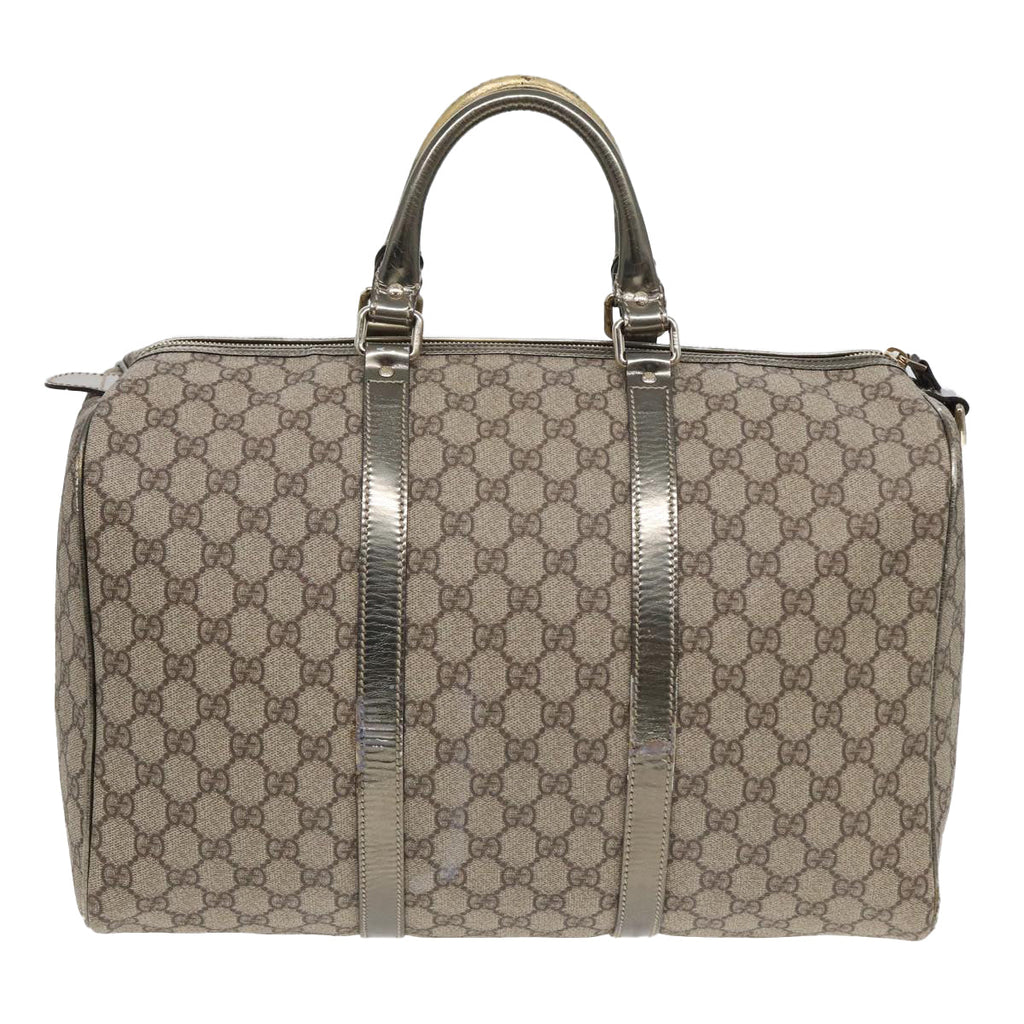 GUCCI GG Supreme Boston Bag PVC Beige 193602 84231
