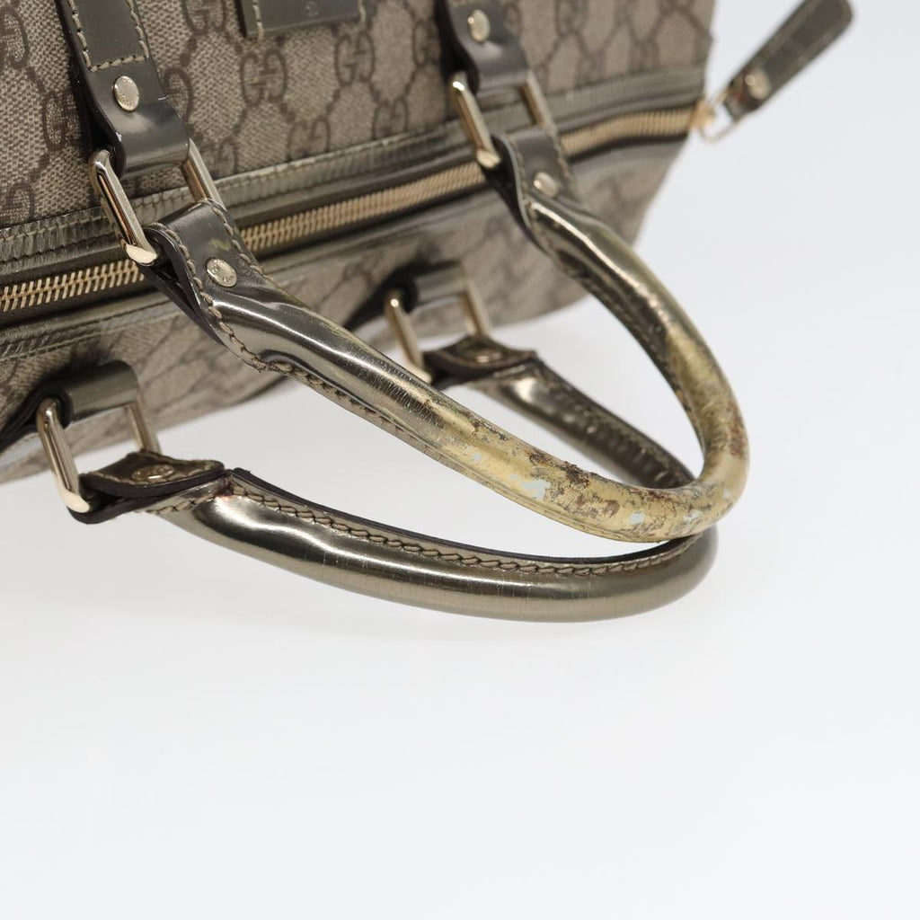 GUCCI GG Supreme Boston Bag PVC Beige 193602 84231