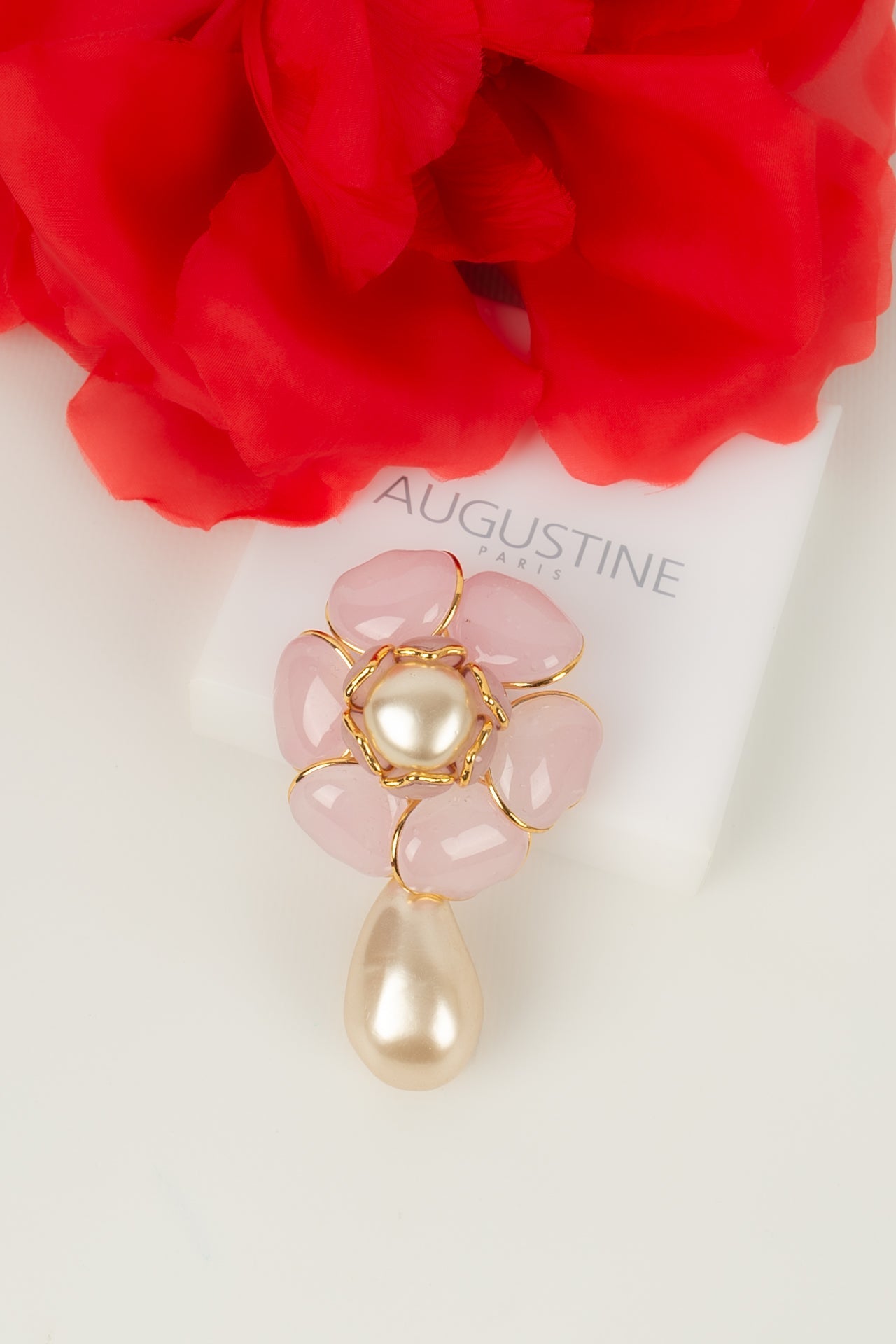 Broche / pendentif fleur Augustine