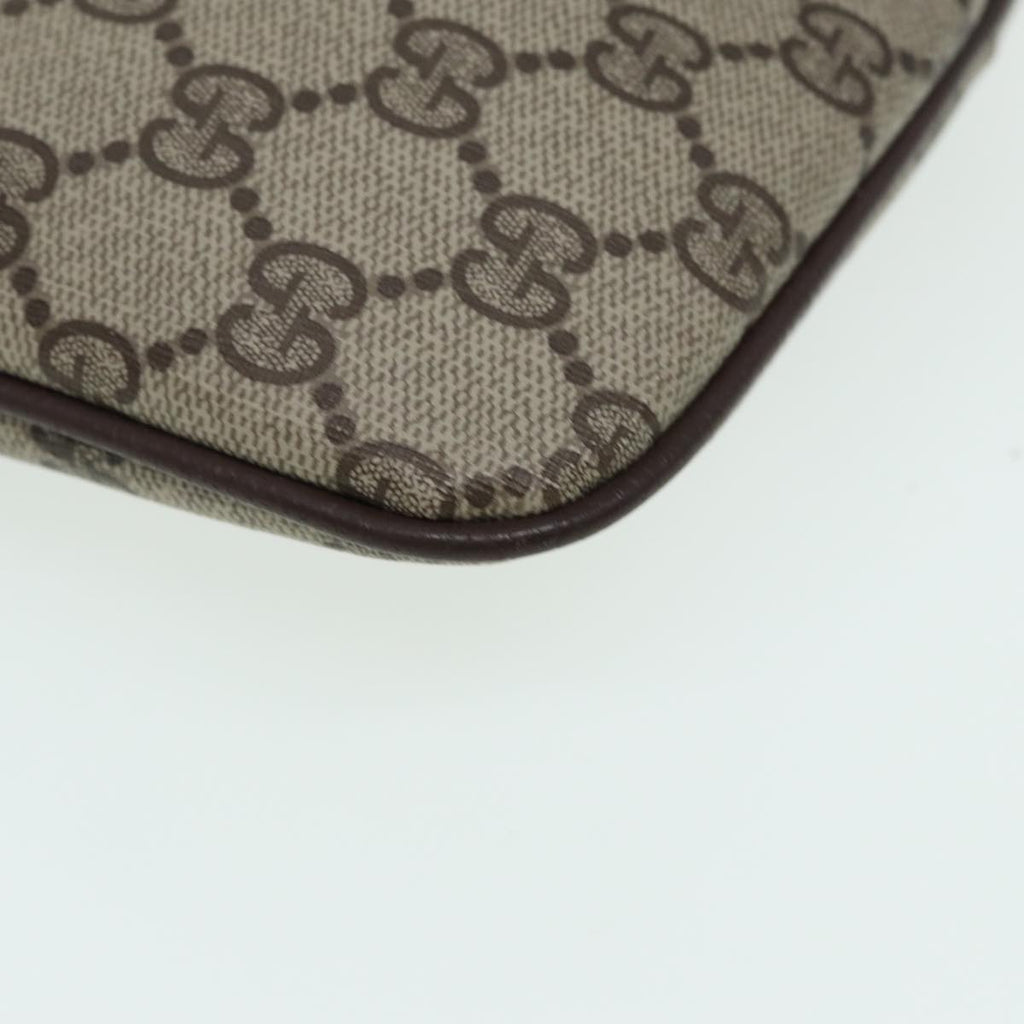 GUCCI GG Canvas Web Sherry Line Shoulder Bag PVC Beige 904 02 047 84424
