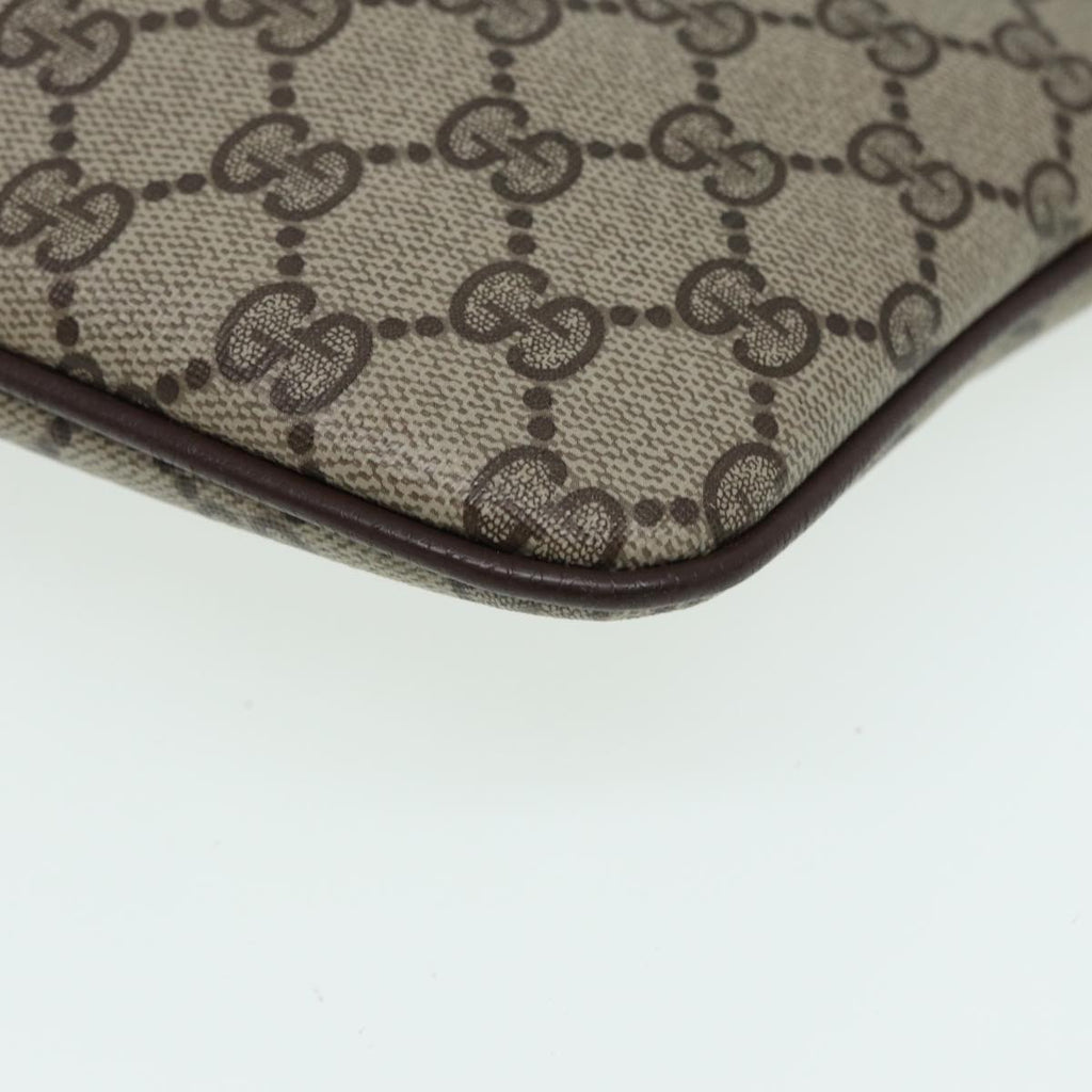 GUCCI GG Canvas Web Sherry Line Shoulder Bag PVC Beige 904 02 047 84424