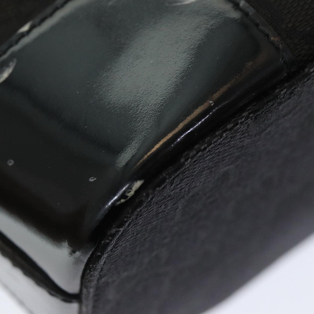 GUCCI GG Canvas Shoulder Bag Black 001 4204 84431