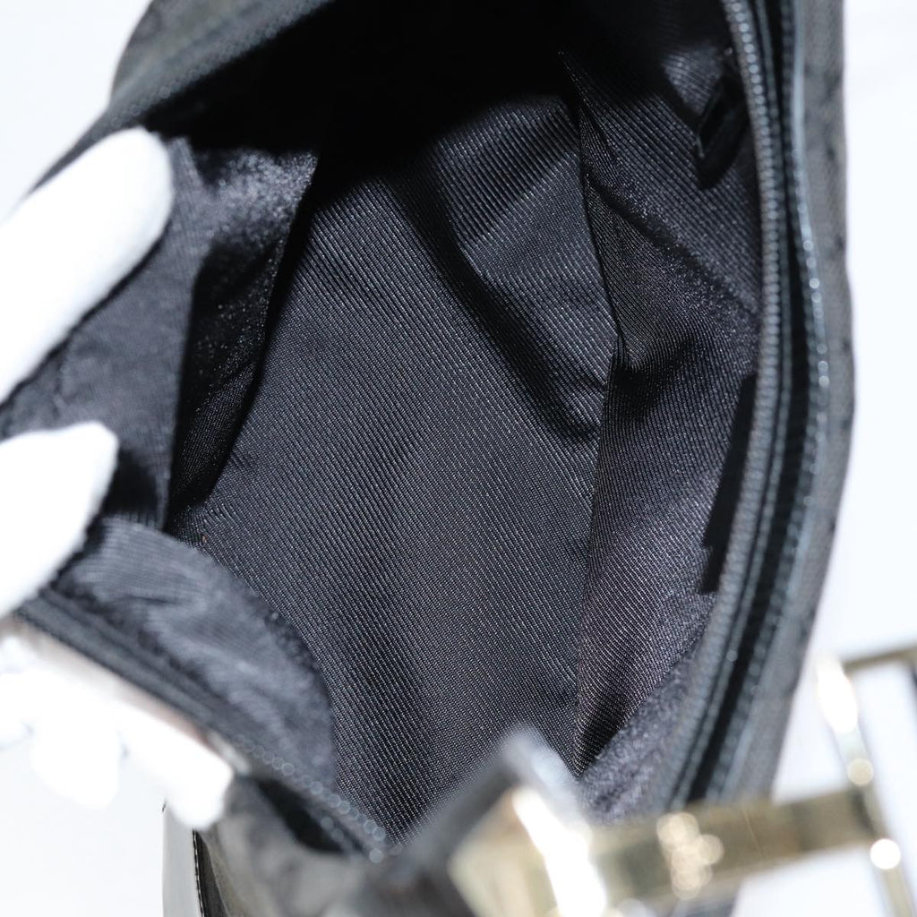 GUCCI GG Canvas Shoulder Bag Black 001 4204 84431