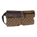 GUCCI GG Canvas Waist bag Beige 28566 84437