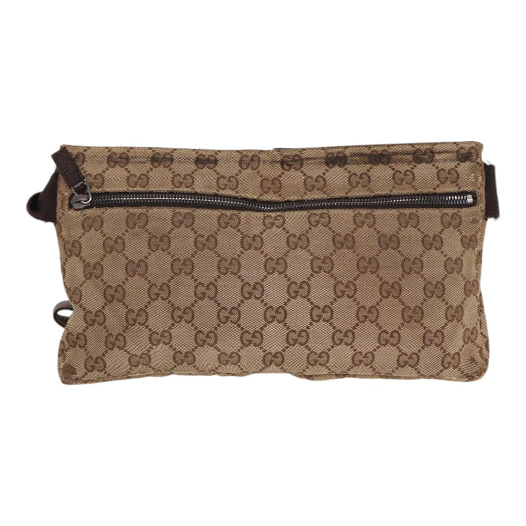GUCCI GG Canvas Waist bag Beige 28566 84437