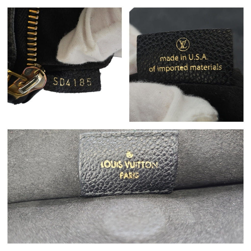 Louis Vuitton Twice Black Monogram Empreinte Crossbody Bag
