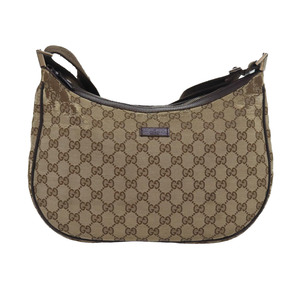 GUCCI GG Canvas Shoulder Bag Beige 122790 84458