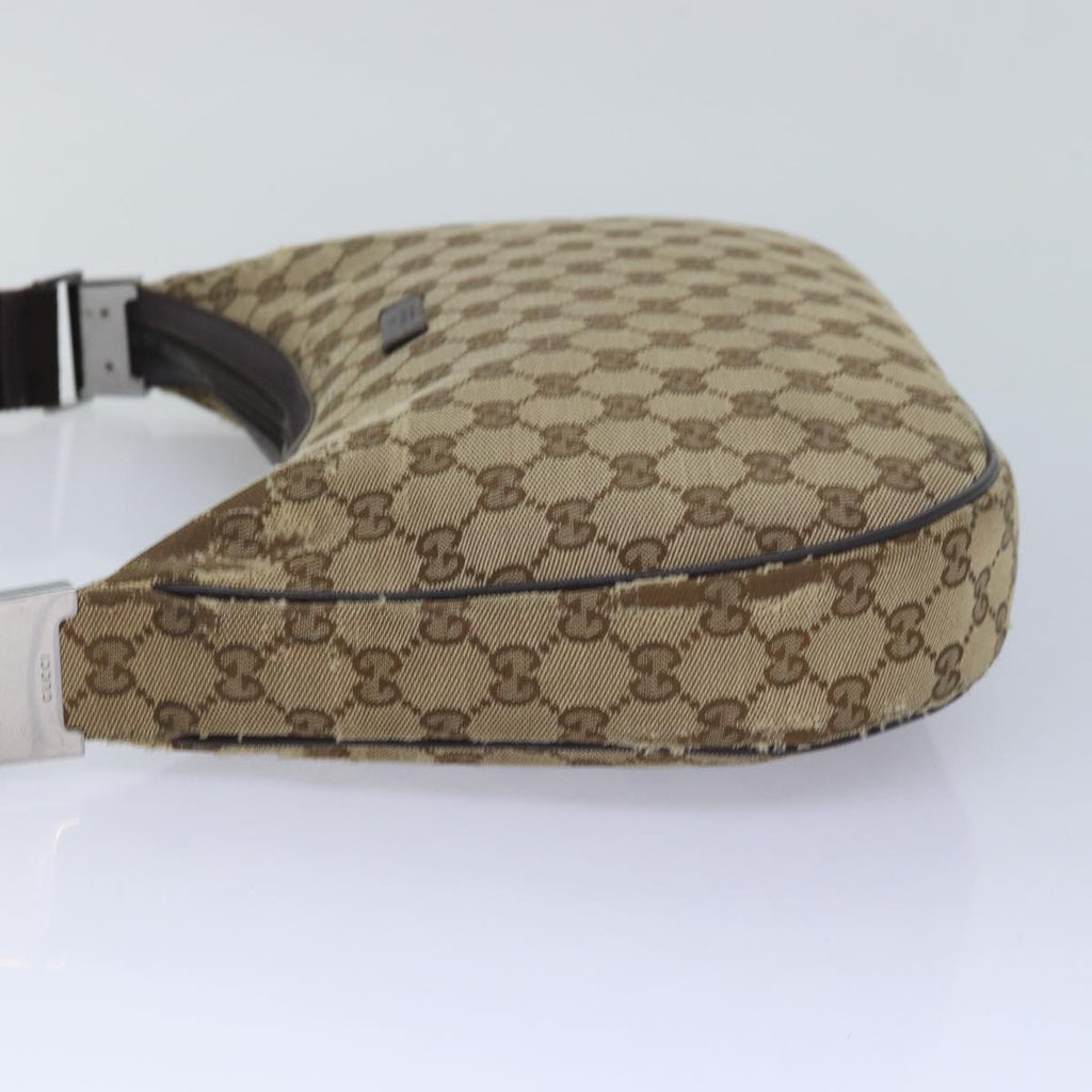 GUCCI GG Canvas Shoulder Bag Beige 122790 84458