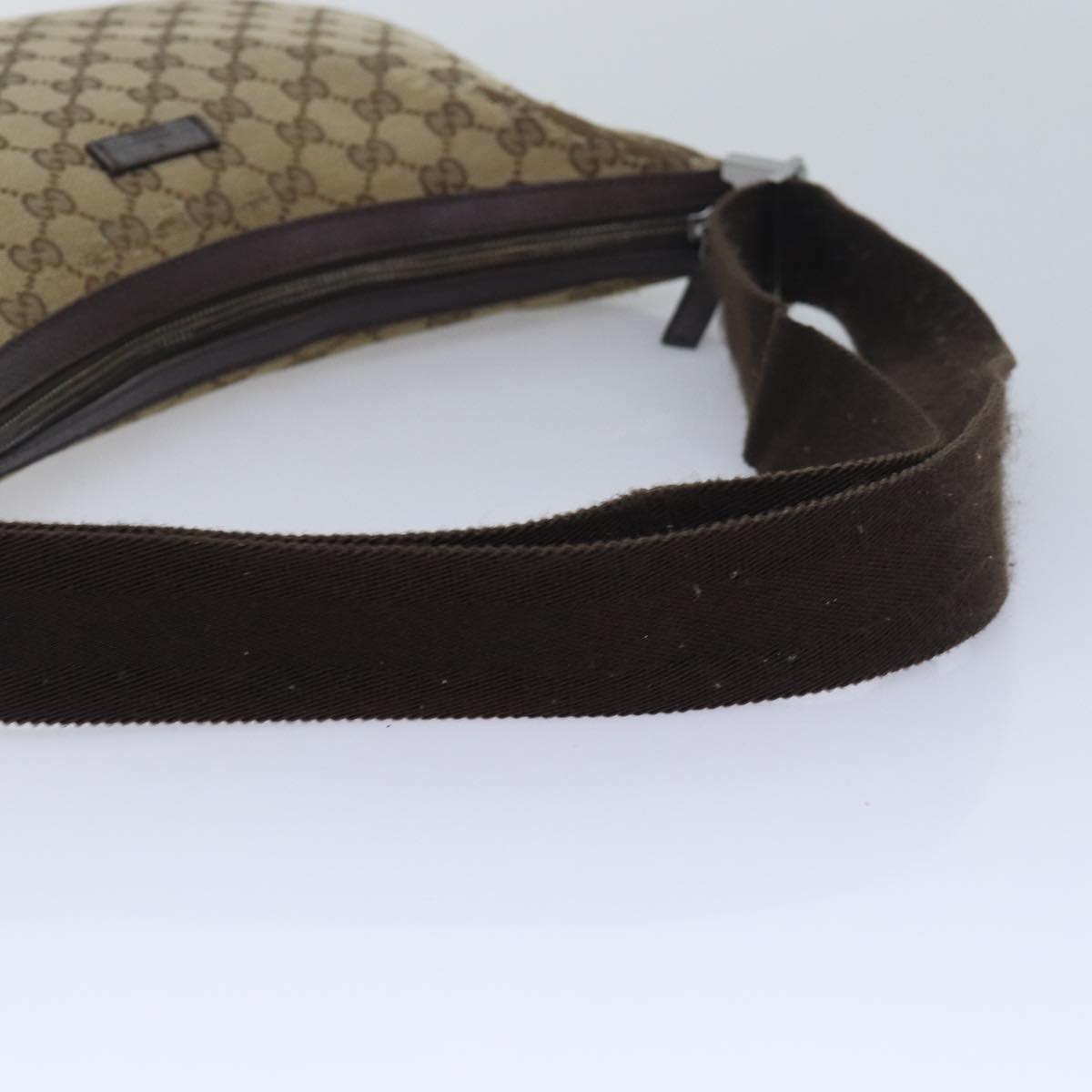 GUCCI GG Canvas Shoulder Bag Beige 122790 84458