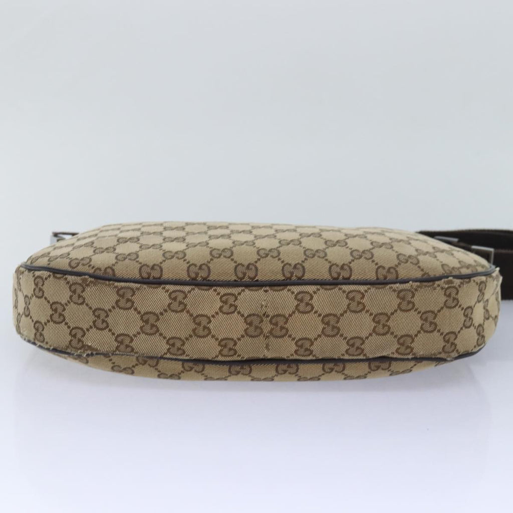 GUCCI GG Canvas Shoulder Bag Beige 122790 84458