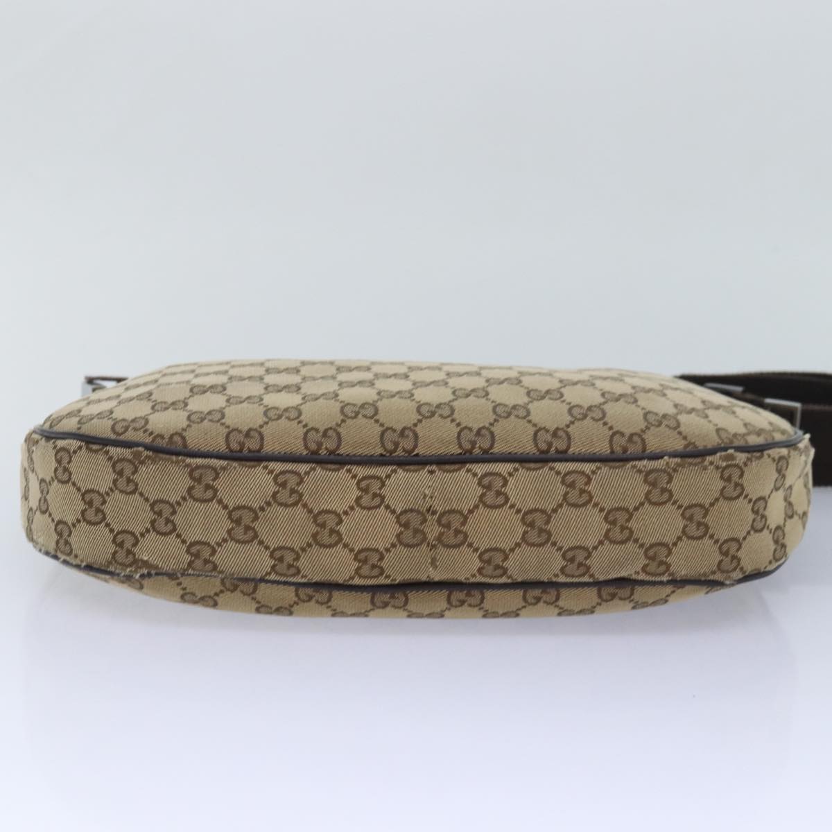 GUCCI GG Canvas Shoulder Bag Beige 122790 84458