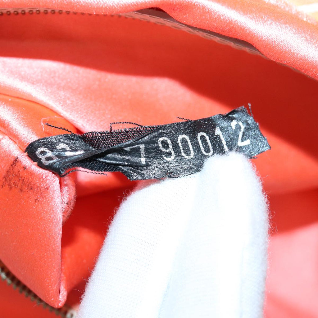 FENDI Tote Bag Canvas Orange Gold 84555