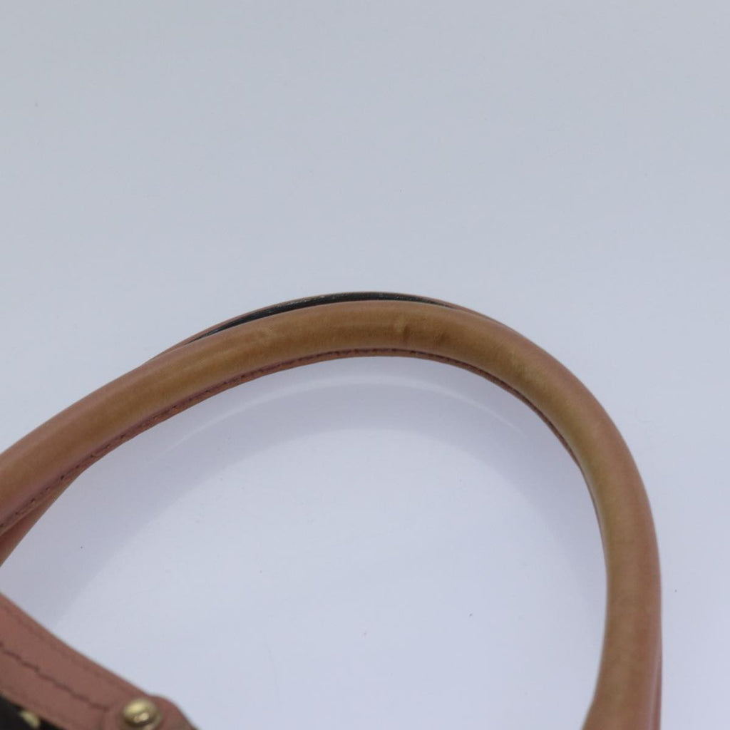 GUCCI GG Canvas Guccissima Hand Bag Leather Pink Gold 247902 84559