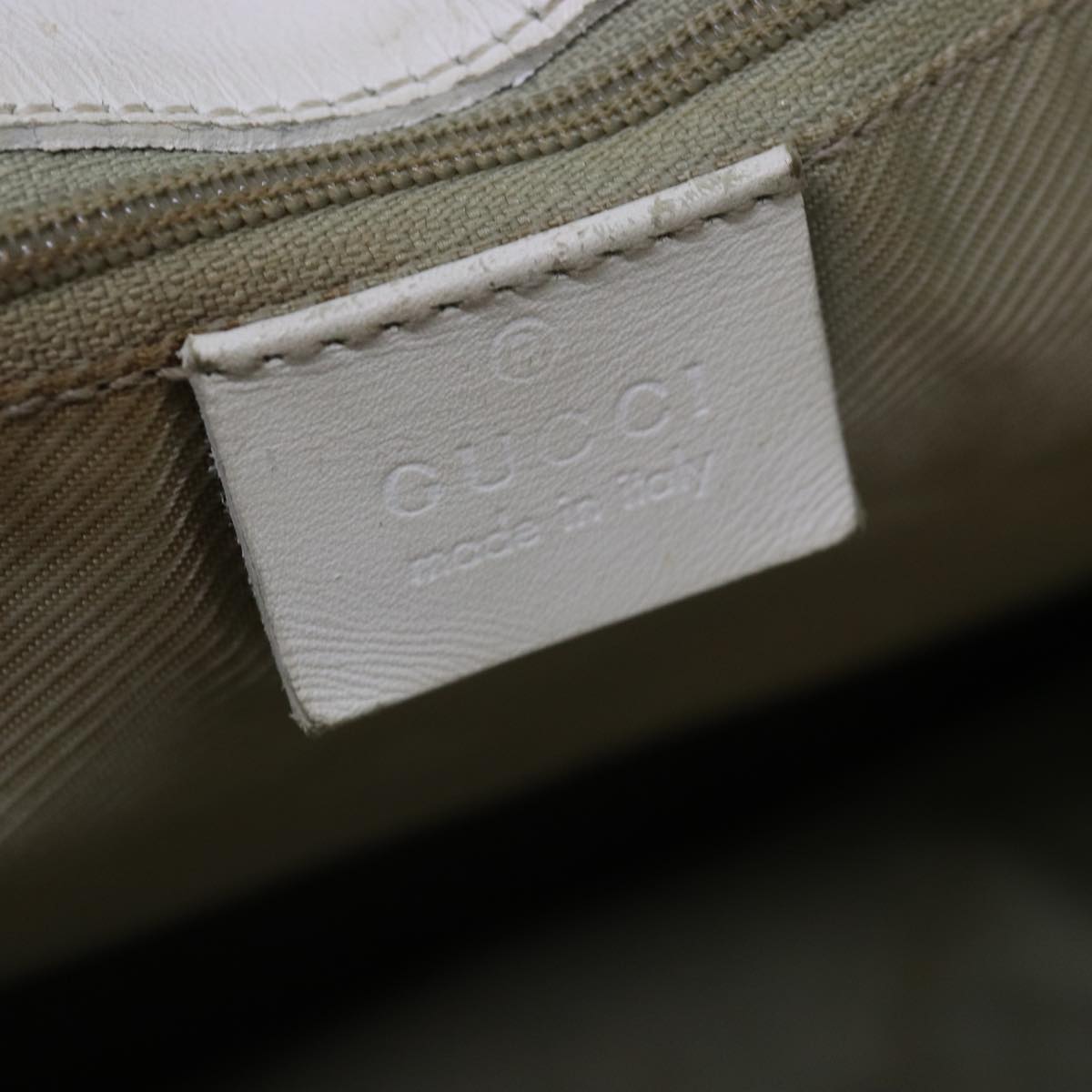 GUCCI GG Canvas Tote Bag Light Blue White gold 002 1098 84563