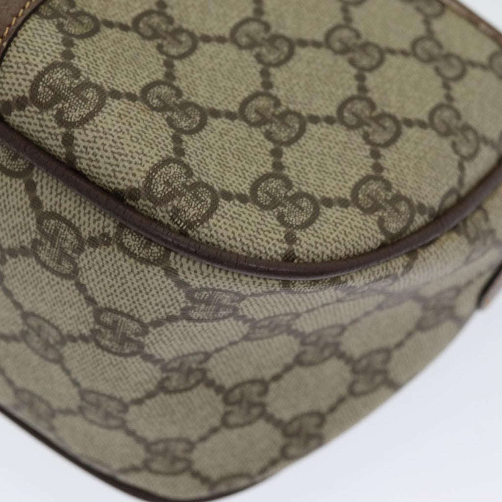 GUCCI GG Supreme Web Sherry Line Shoulder Bag PVC Beige 001 754 6177 84567