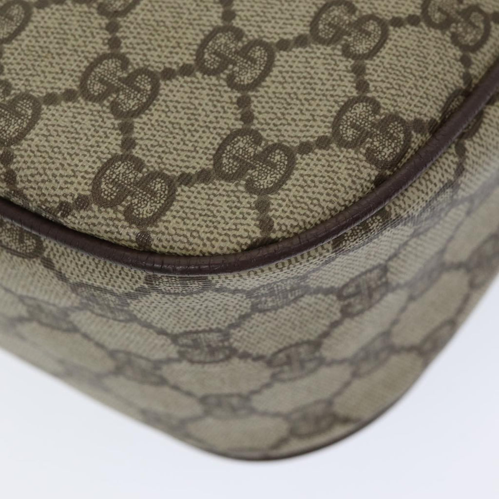 GUCCI GG Supreme Web Sherry Line Shoulder Bag PVC Beige 001 754 6177 84567