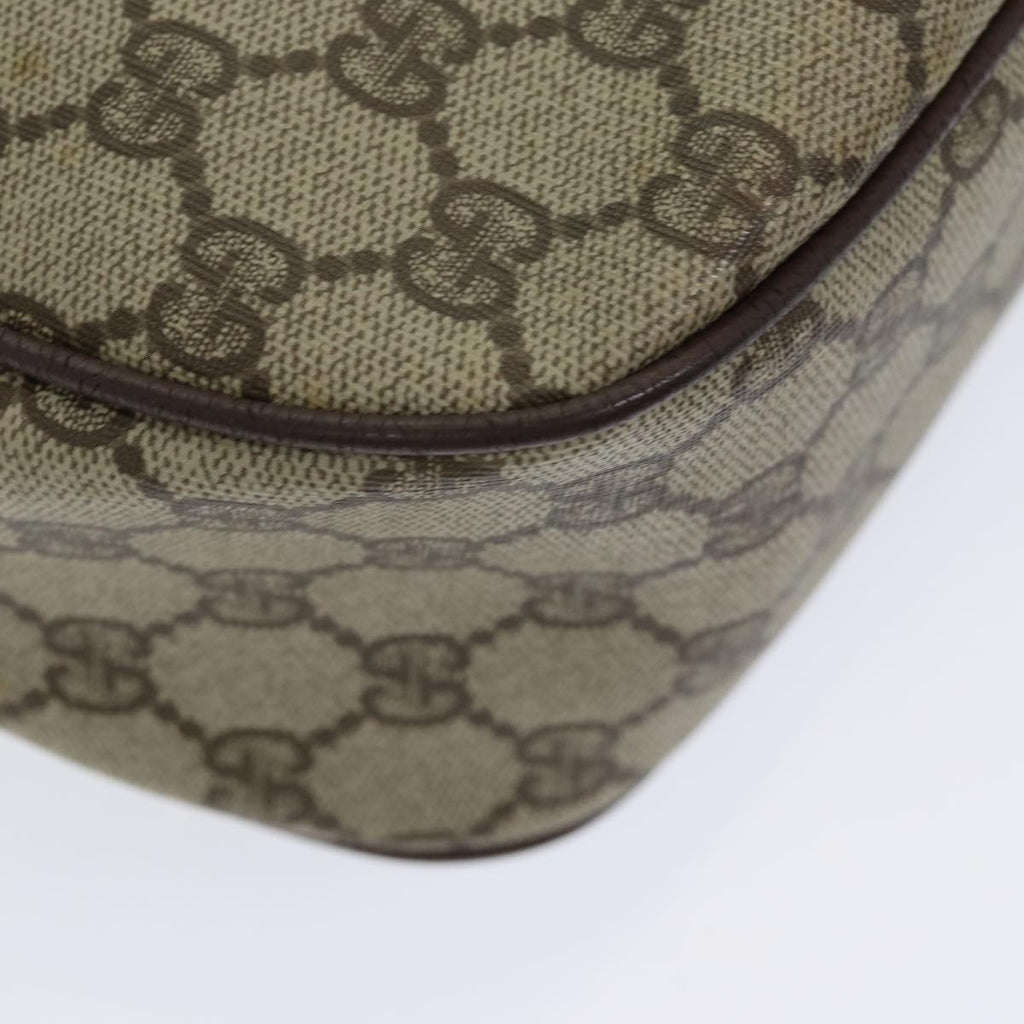 GUCCI GG Supreme Web Sherry Line Shoulder Bag PVC Beige 001 754 6177 84567