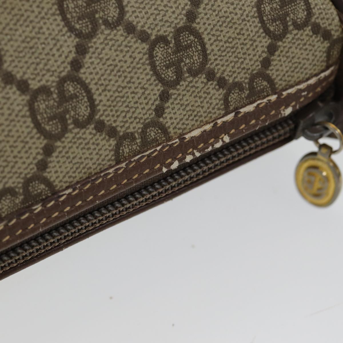 GUCCI GG Supreme Web Sherry Line Shoulder Bag PVC Beige 001 754 6177 84567
