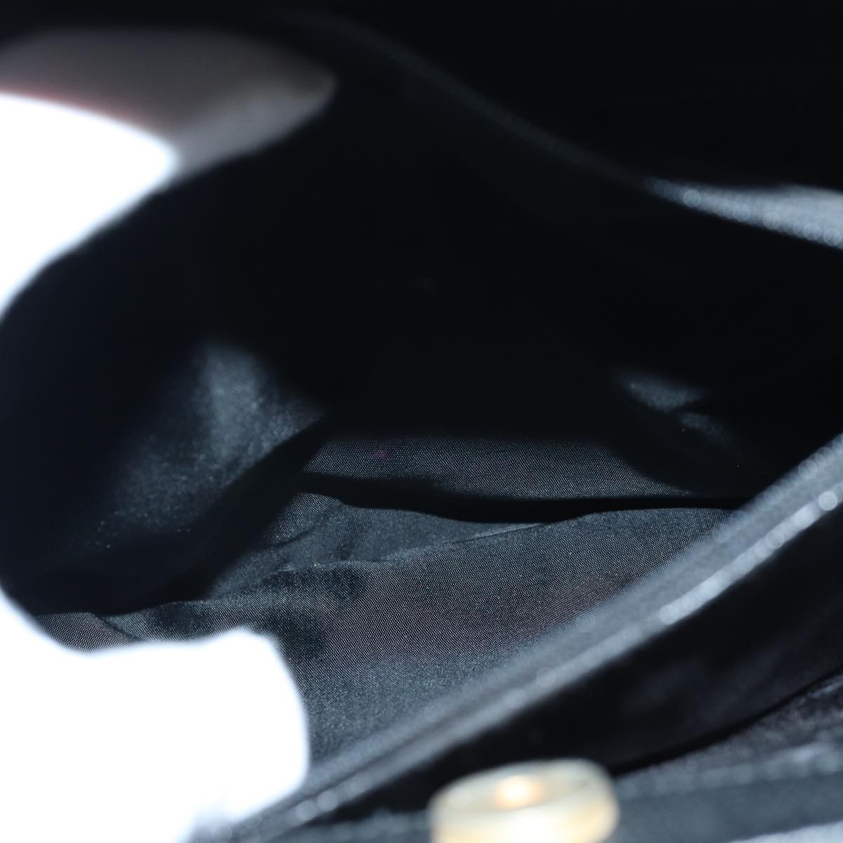 GUCCI Bamboo Hand Bag Suede Black Gold 02 123 0260 84570