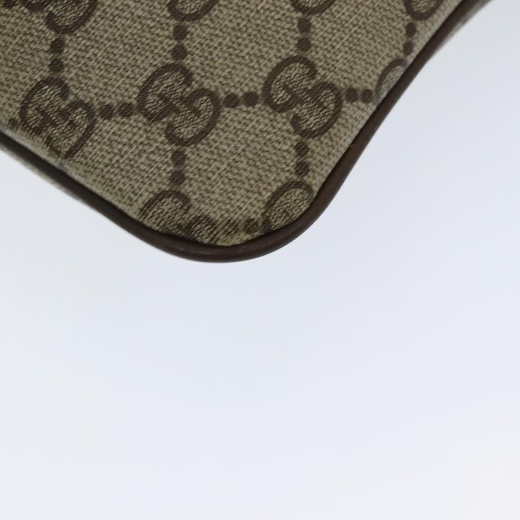 GUCCI GG Supreme Web Sherry Line Shoulder Bag PVC Beige 904 02 047 84571
