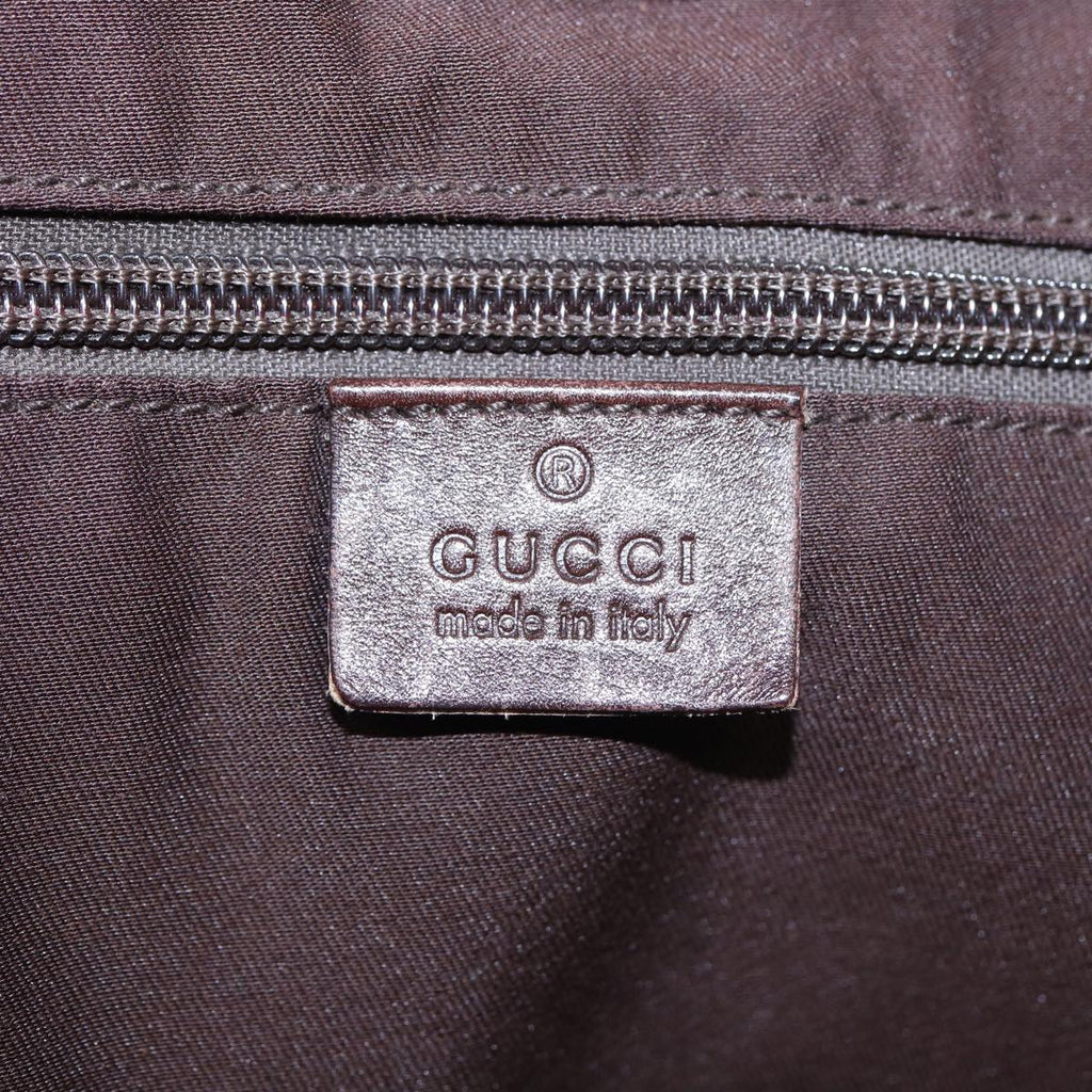 GUCCI GG Canvas Tote Bag Beige Brown 153238 84604