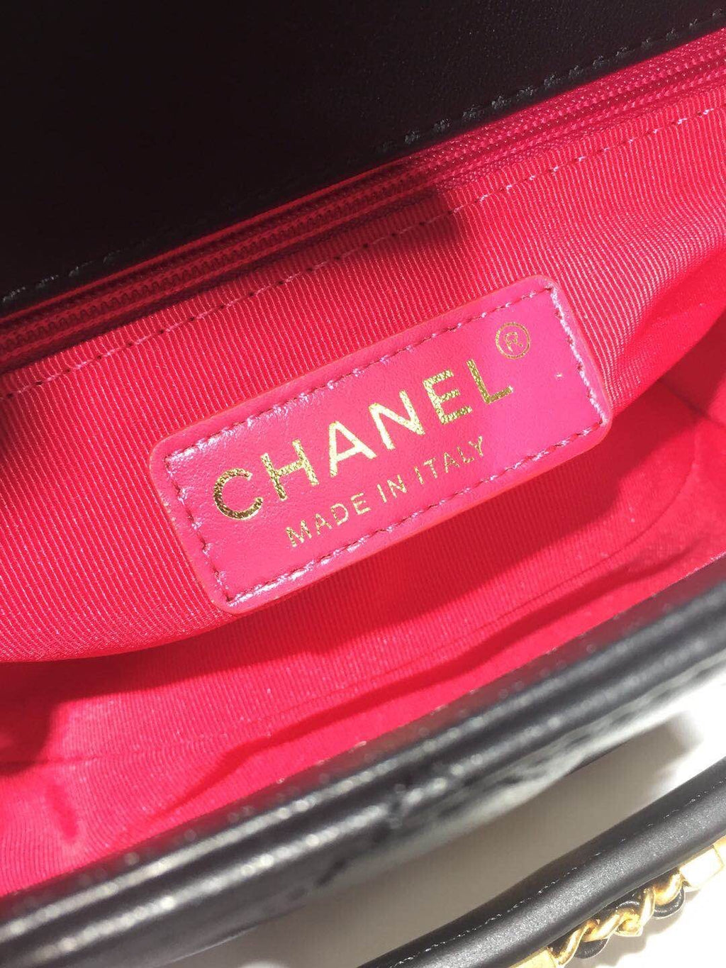 CHLFront Logo Small Flap Bag Gold Hardware Black For Women, Women’s Handbags, Shoulder Bags 8.2in/21cmAS1490