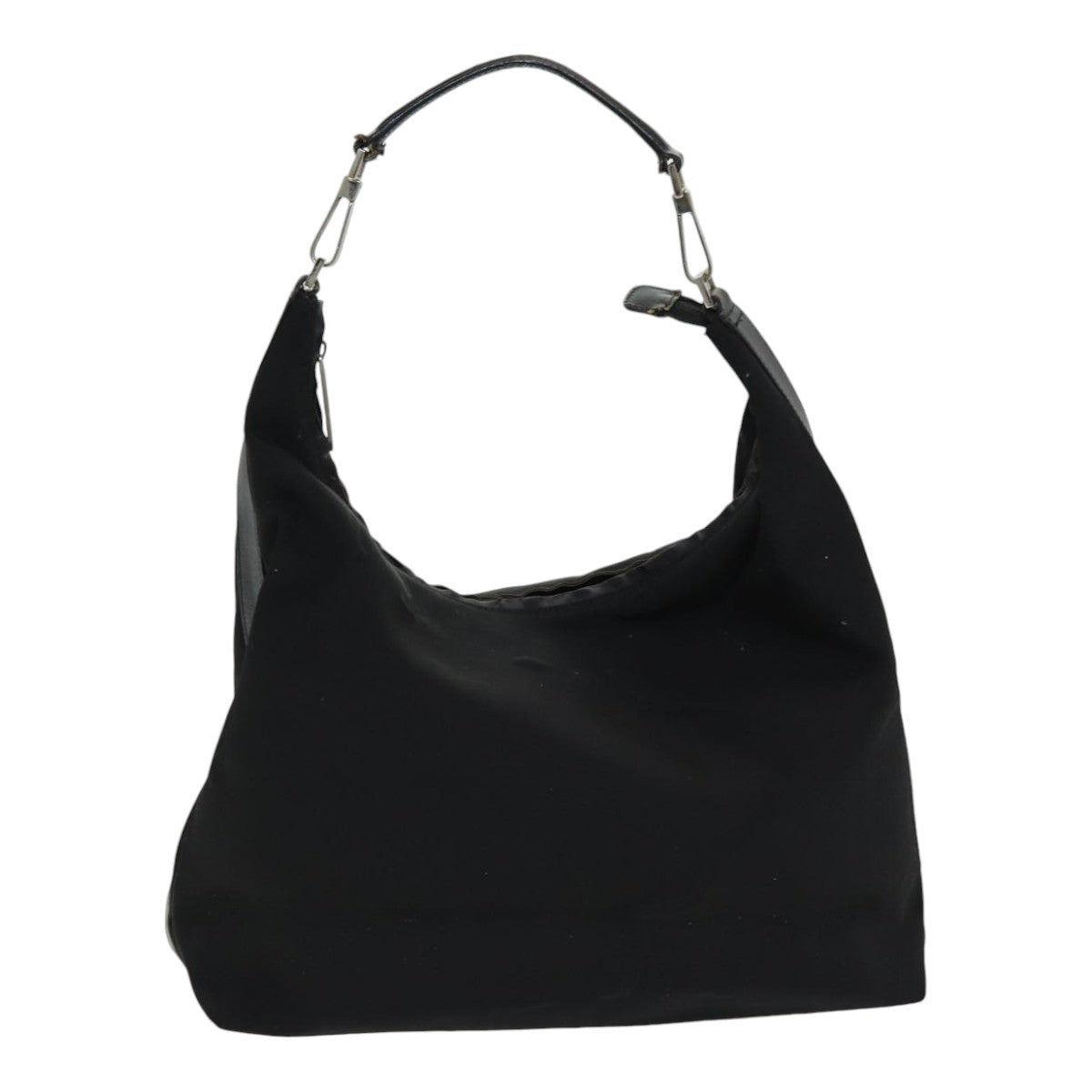 GUCCI Shoulder Bag Canvas Black Silver 001 2113 1955 84672