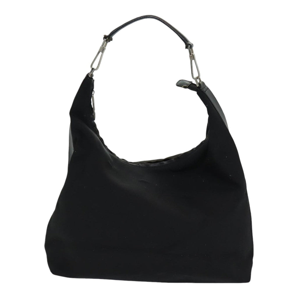 GUCCI Shoulder Bag Canvas Black Silver 001 2113 1955 84672
