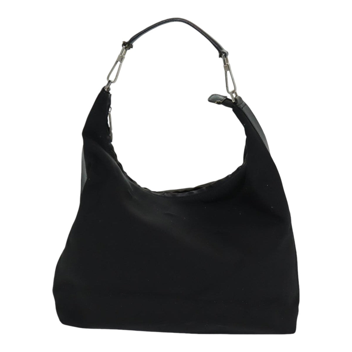 GUCCI Shoulder Bag Canvas Black Silver 001 2113 1955 84672