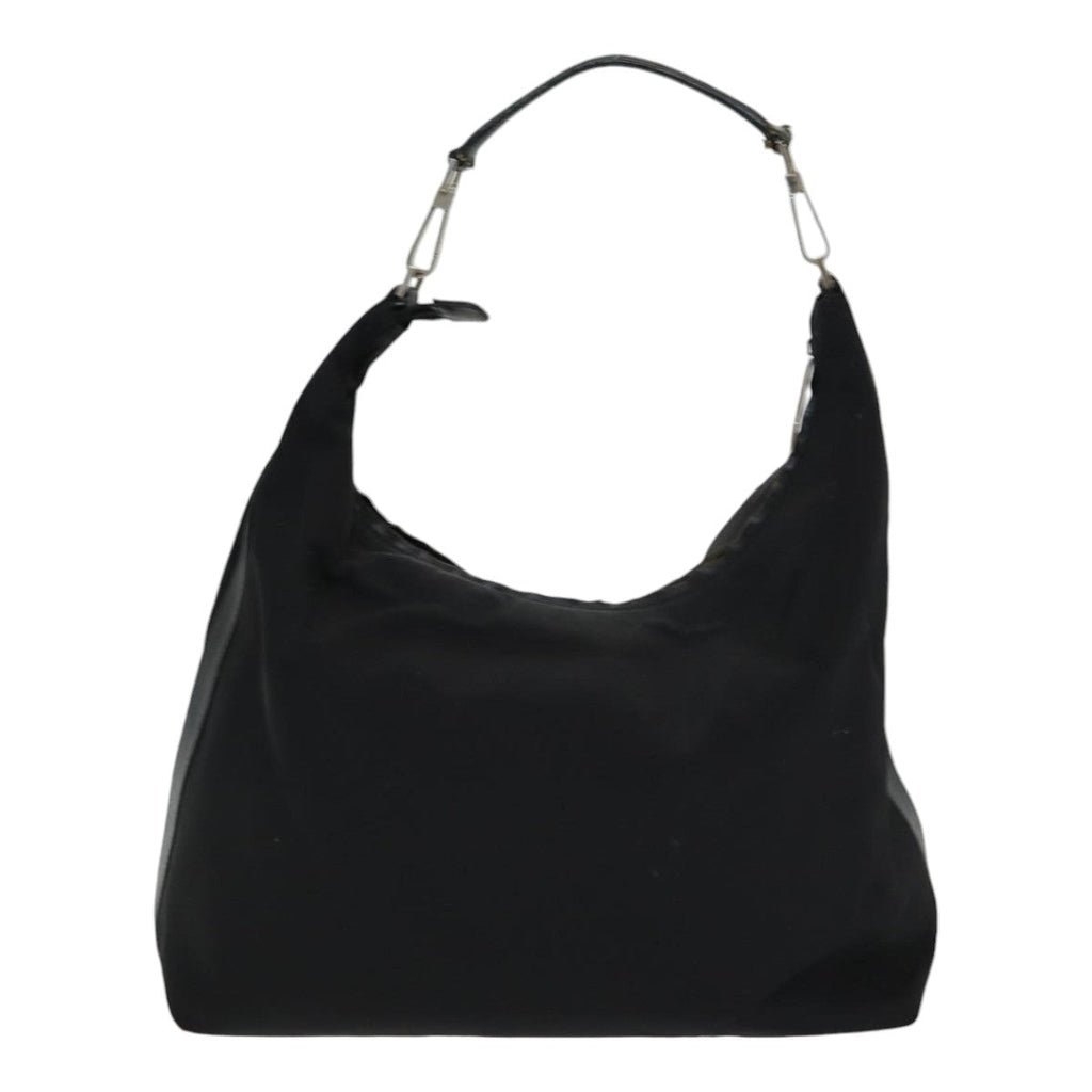 GUCCI Shoulder Bag Canvas Black Silver 001 2113 1955 84672