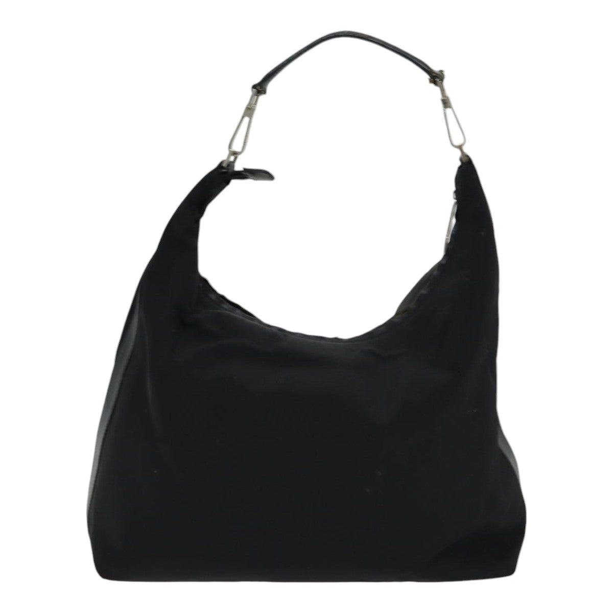 GUCCI Shoulder Bag Canvas Black Silver 001 2113 1955 84672