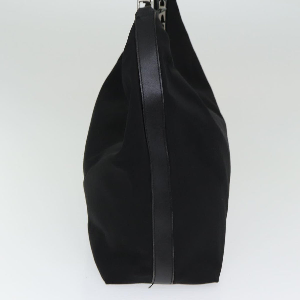 GUCCI Shoulder Bag Canvas Black Silver 001 2113 1955 84672