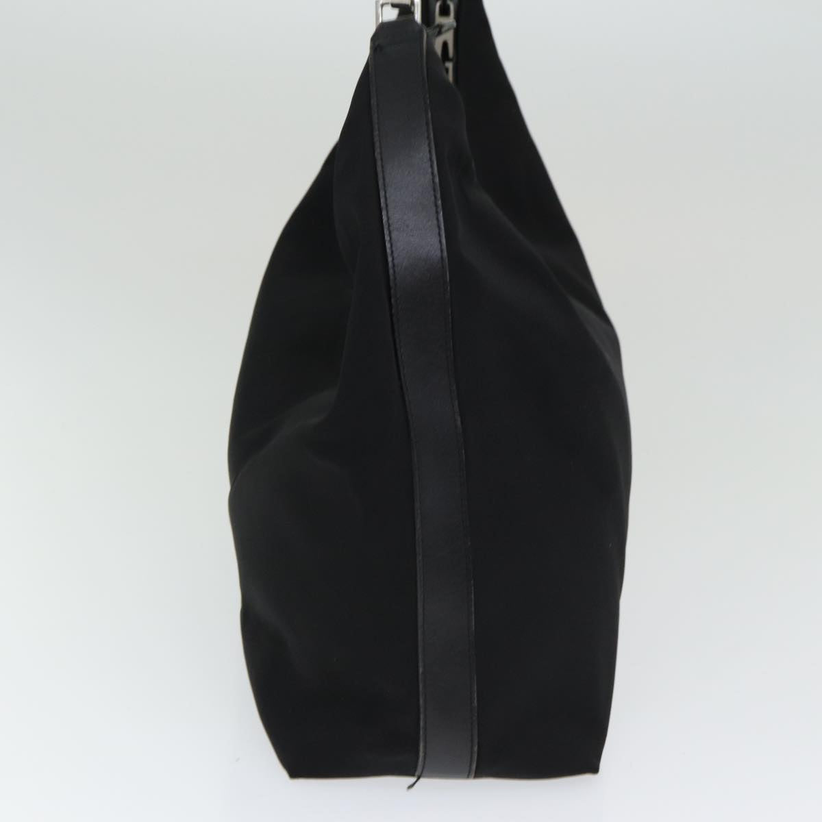 GUCCI Shoulder Bag Canvas Black Silver 001 2113 1955 84672
