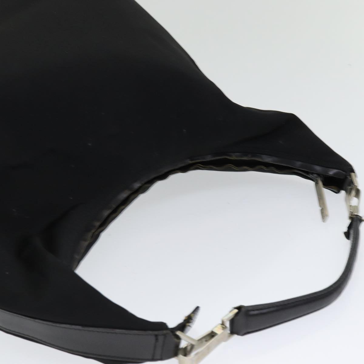 GUCCI Shoulder Bag Canvas Black Silver 001 2113 1955 84672