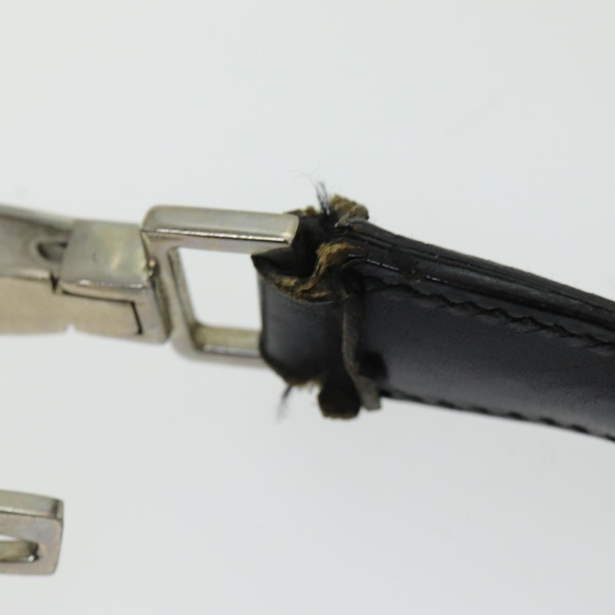 GUCCI Shoulder Bag Canvas Black Silver 001 2113 1955 84672