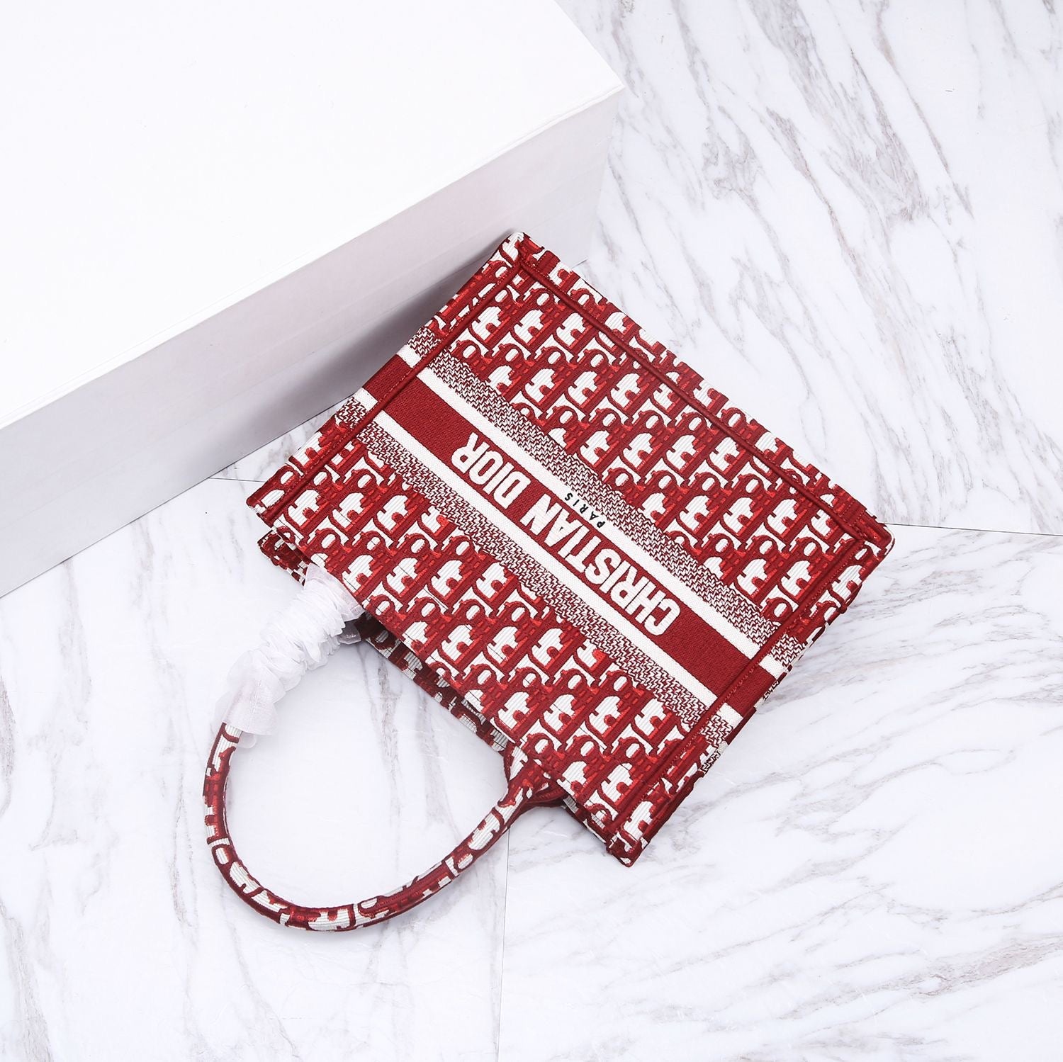 GLAMI Small Book Tote Red, For Women, WomenÃ¢â‚¬â„¢s Handbags 26.5cm/10.5in CD M1265ZRIW_M17E