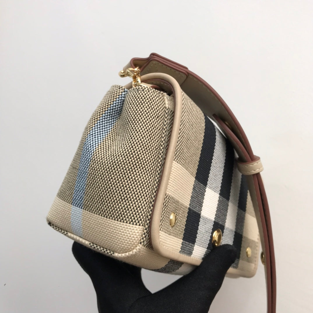 GLAMI Vintage Check And Small Crossbody Bag For Women, Bags 7.1in/18cm